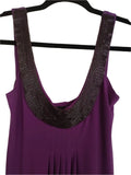 Vestido de Cocktail Morado Talla S/M en Renta