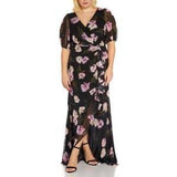 Vestido Adrianna Papell Estampado Talla Plus en Renta