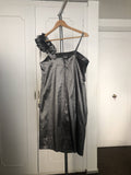 Vestido gris plata talla 16/18