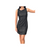 Vestido Max Studio Negro con Beige Talla S.