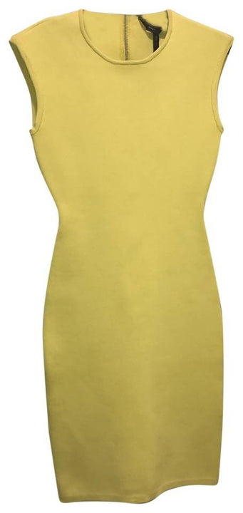 BCBGMAXAZRIA Yellow Uma Cocktail Dress - NEVER THE SAME