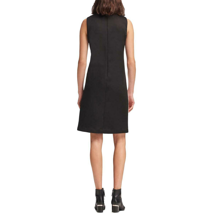 Vestido DKNY Blanco/Negro Talla S en Renta