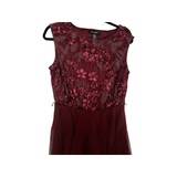 Vestido Candalite Vino Talla S en Renta