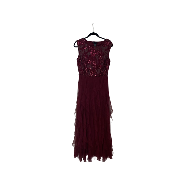 Vestido Candalite Vino Talla S en Renta