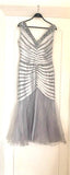 Vestido gris/plata Talla M en Renta