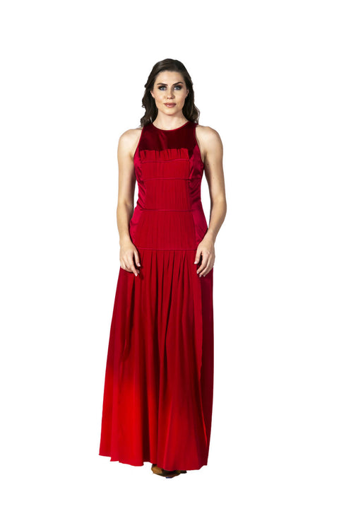 Vestido Macario Jimenez Rojo Talla M