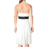 Copy of Vestido blanco con negro talla 4 Max and Cleo en renta (Same Day Delivery) - NEVER THE SAME