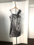 Vestido gris plata talla 16/18