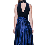 Vestido Ralph Lauren Negro con azul talla 4. Same Day Delivery - NEVER THE SAME