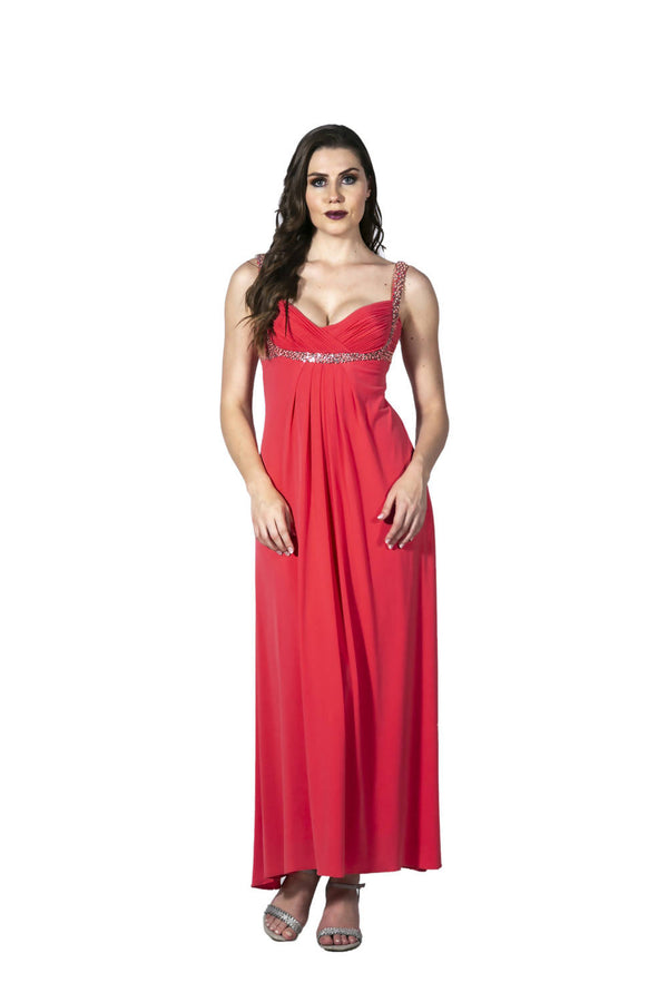 Vestido Caché Rosa/Coral talla 4