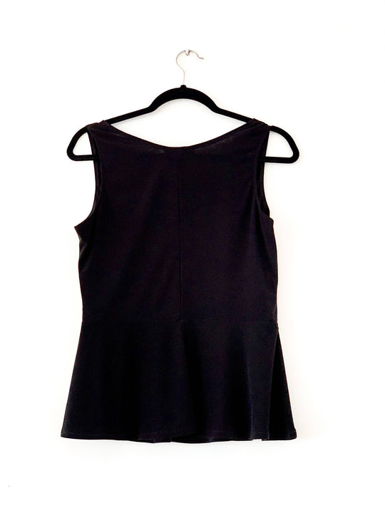 Saco y Blusa Rue de la Paix Negro con Lentejuelas Talla 12