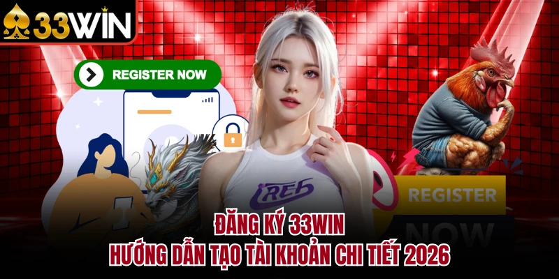 Đăng Ký 33Win - Hướng Dẫn Tạo Tài Khoản Chi Tiết 2026