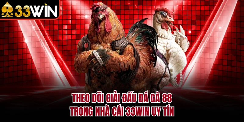 Theo dõi giải đấu đá gà 88 trong nhà cái 33WIN uy tín